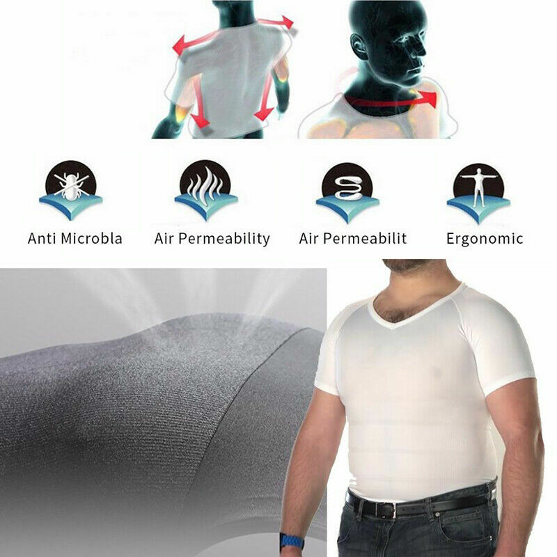 Men Tummy Control Compression Vest Belly Slimmer Tank Top Underwear UnderShirts gallery