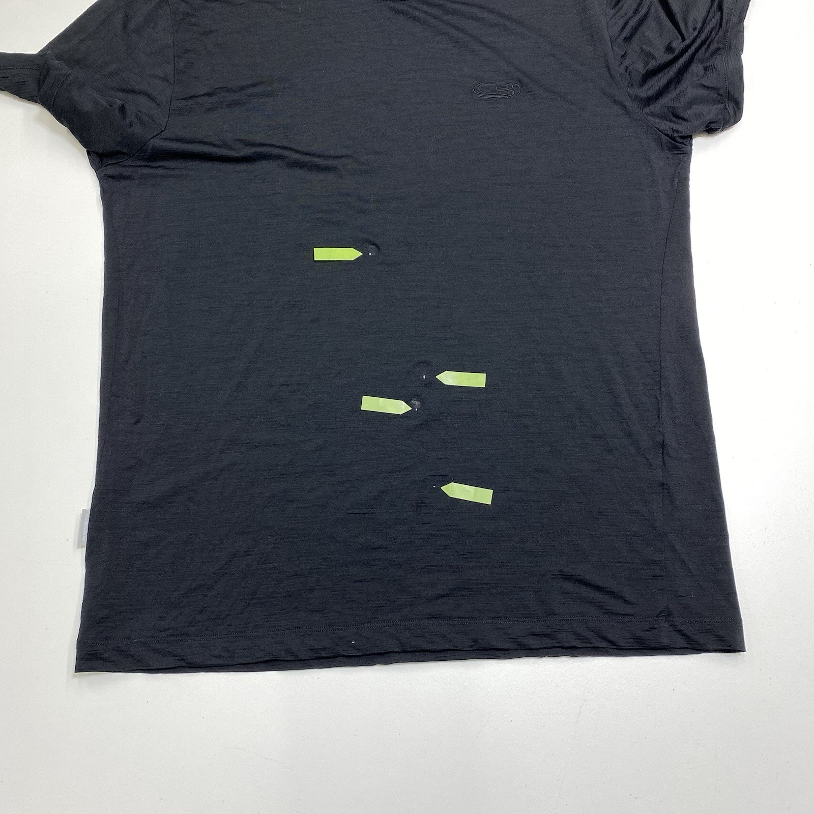 Icebreaker Mens XL Black Pure Merino Superfine Ultralite Wool T-Shirt Outdoor gallery
