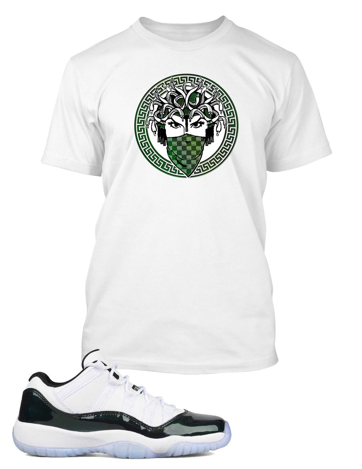 Graphic Sneaker Sport Tee Shirt To Match J11 LOW EMERALD Mens Big Tall Sm T gallery