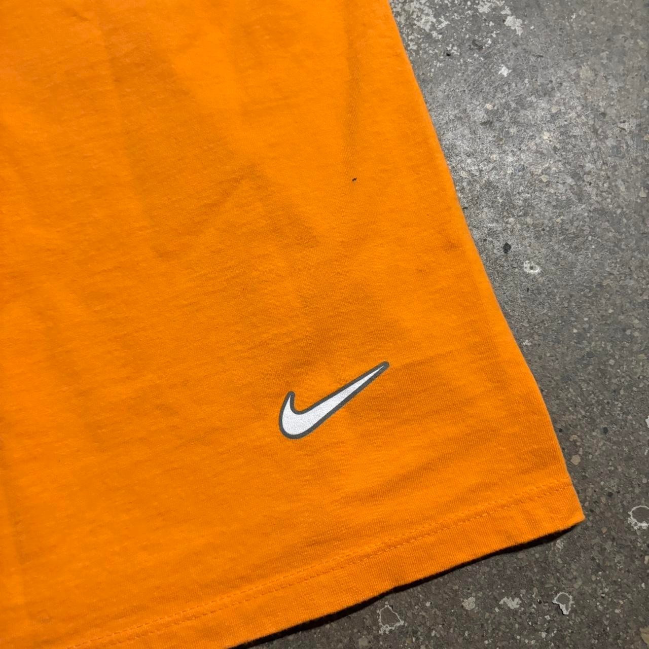 Y2K 2000s Nike Box Logo Orange Graphic T-Shirt gallery