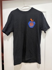 Sizes M & L | EXCLUSIVE New York Knicks Black Apple Tee | SOLD IN NIKE TRUCK