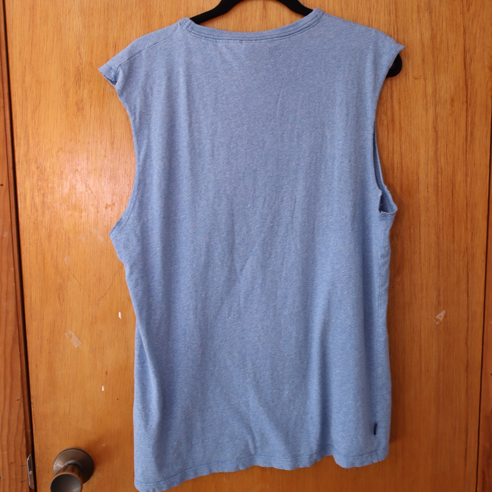 Superdry Men's Organic Cotton Essential Logo Tank Top Blue Muscle Tee Small S gallery