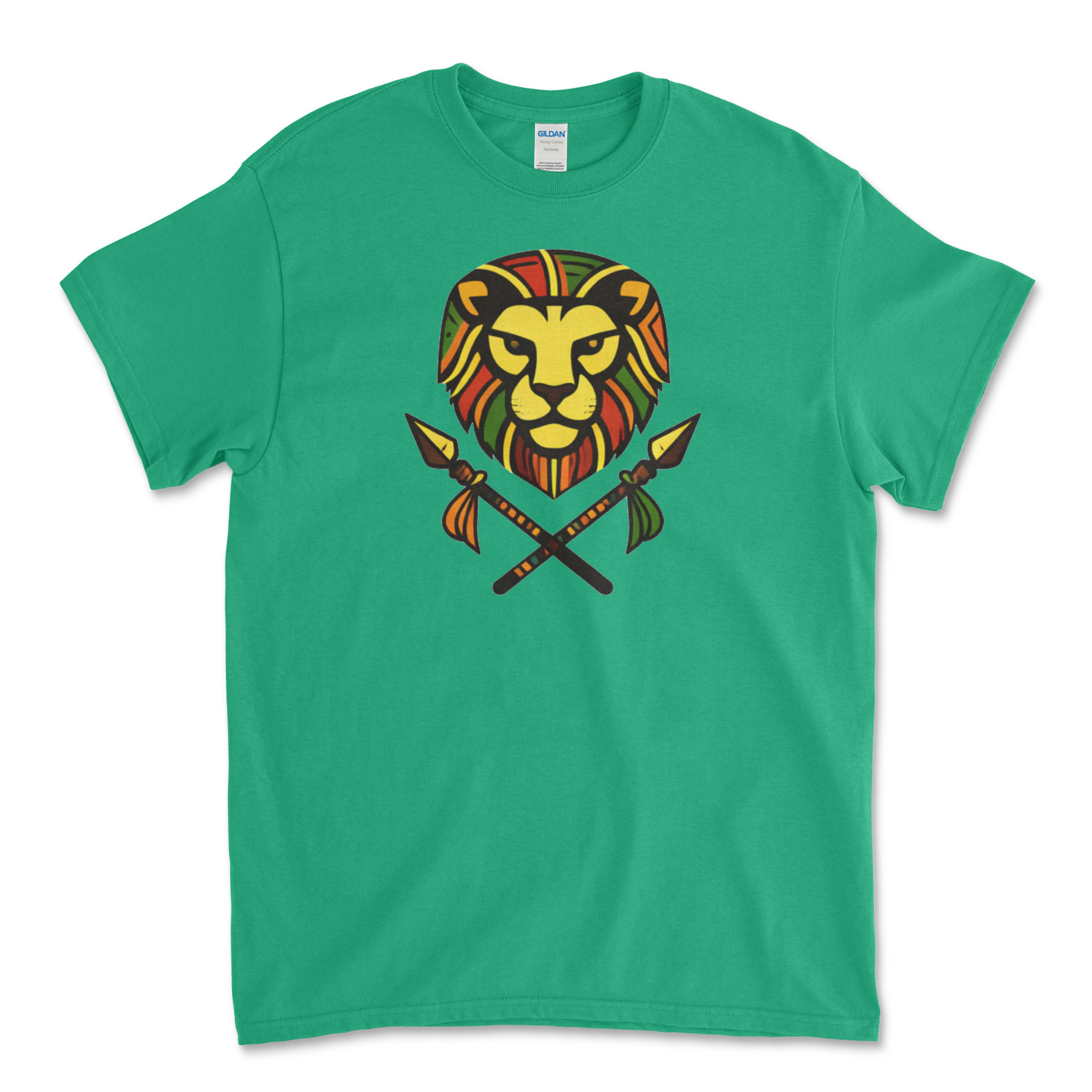 Custom T-Shirt African Lion/ Unisex Soft Style T-Shirts, Gildan Heavy- Cotton gallery