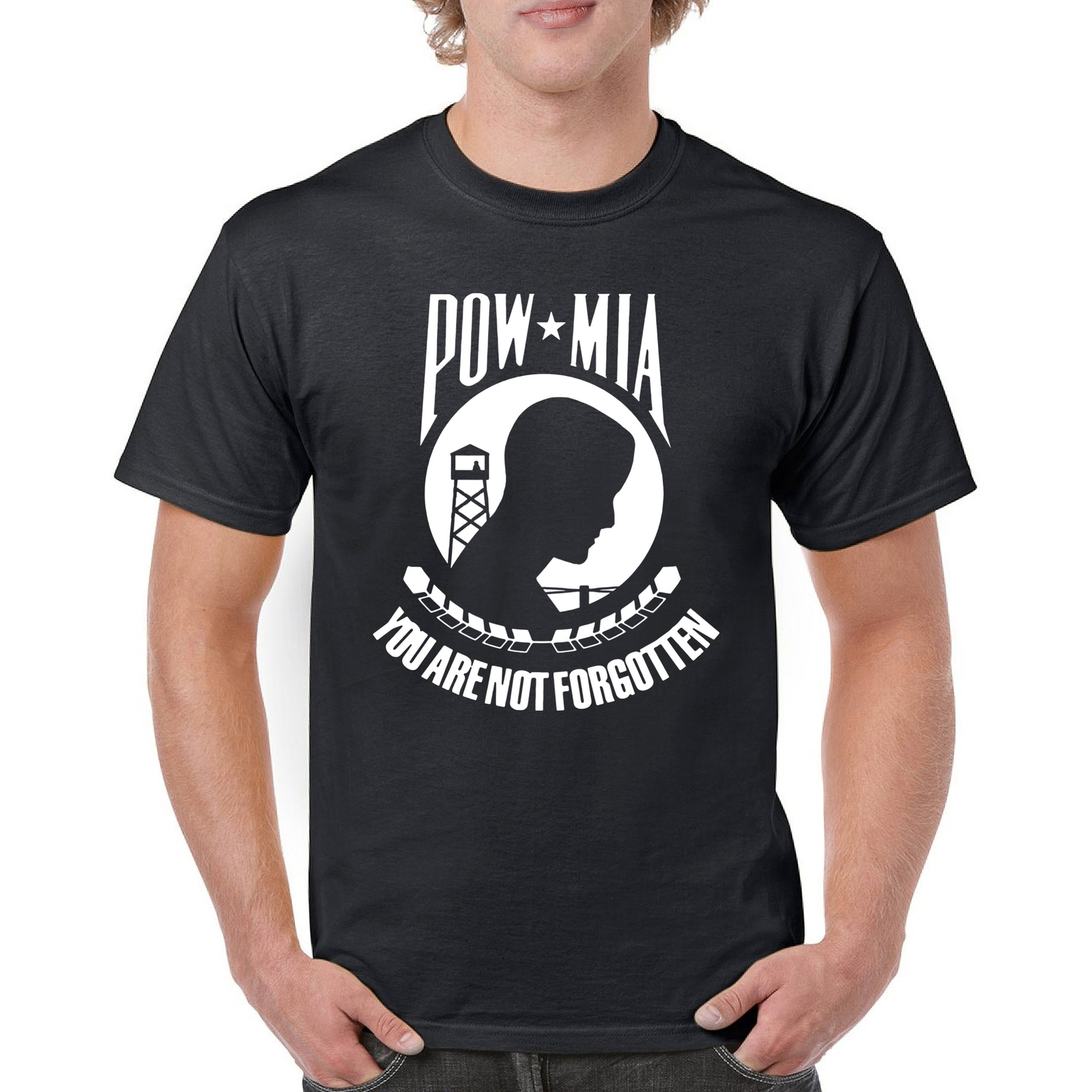 POW MIA You Are Not Forgotten T-Shirt Patriotic Tee Shirt