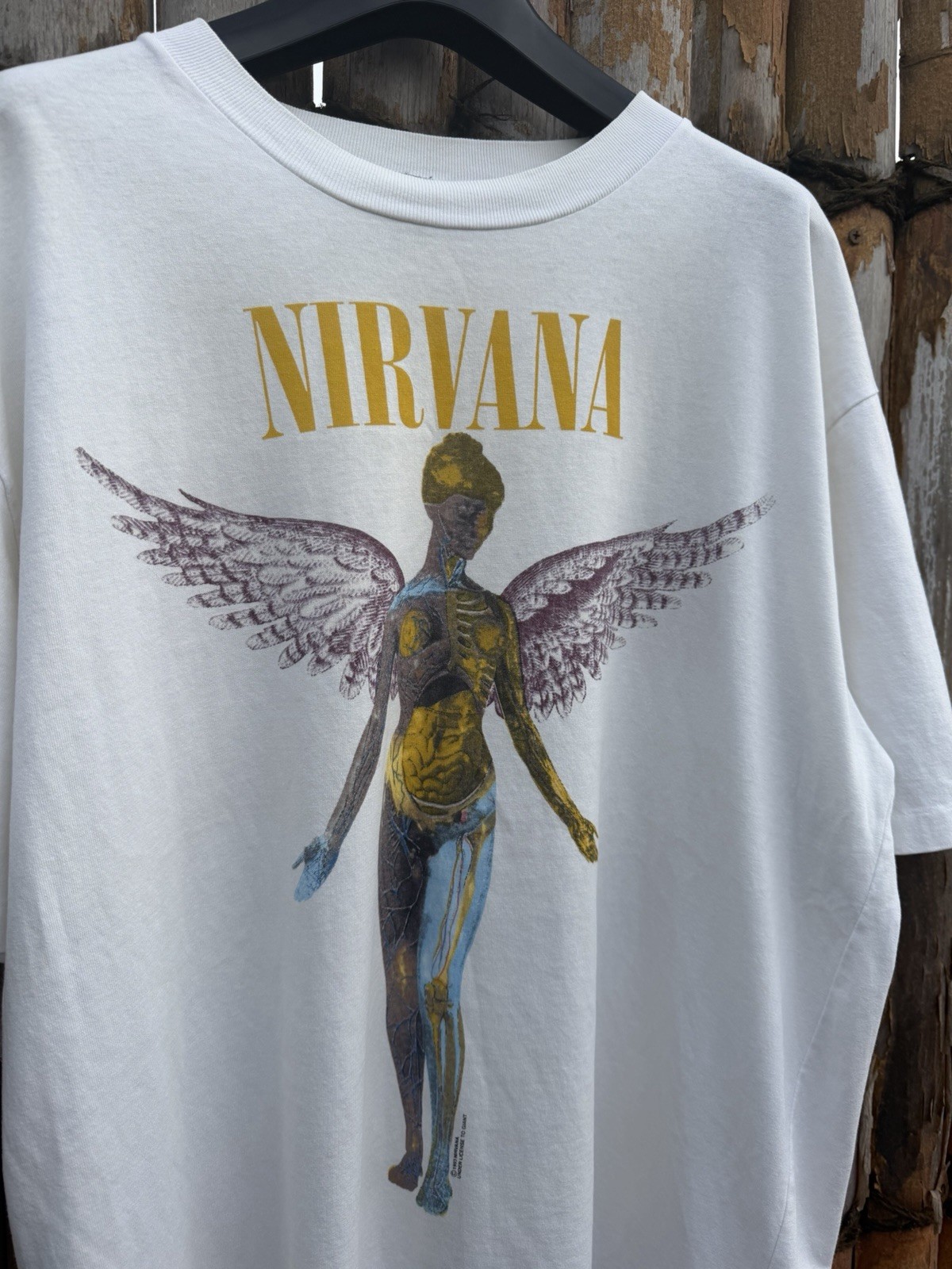 1993 TOP HEAVY Nirvana In Utero - Kurt Cobain OG OWNER -Large ULTRA RARE 90s gallery