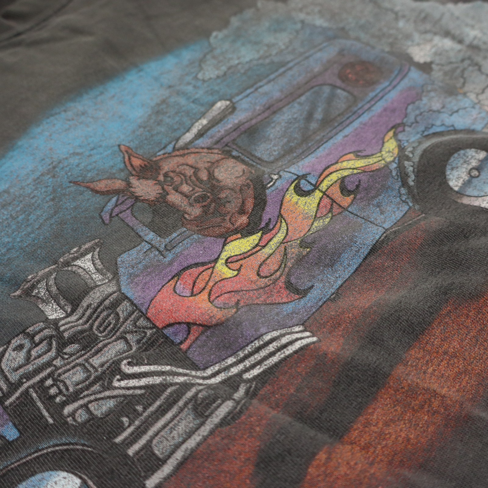 Vintage 90s Gov’t Mule Band Shirt Mens XL Black Long Sleeve Tee Hot Rod Rock gallery