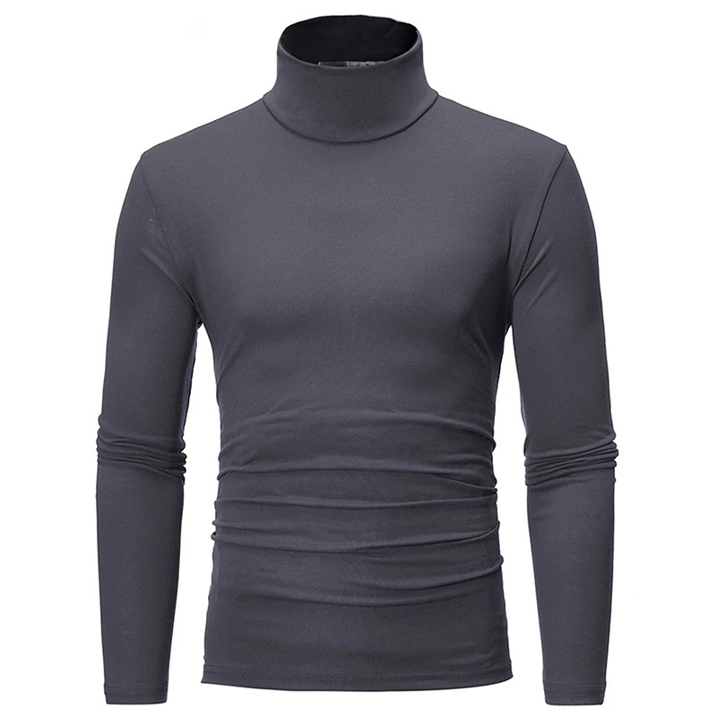 Men’s Thermal Base Layer Top High Neck Slim Fit Long Sleeve gallery