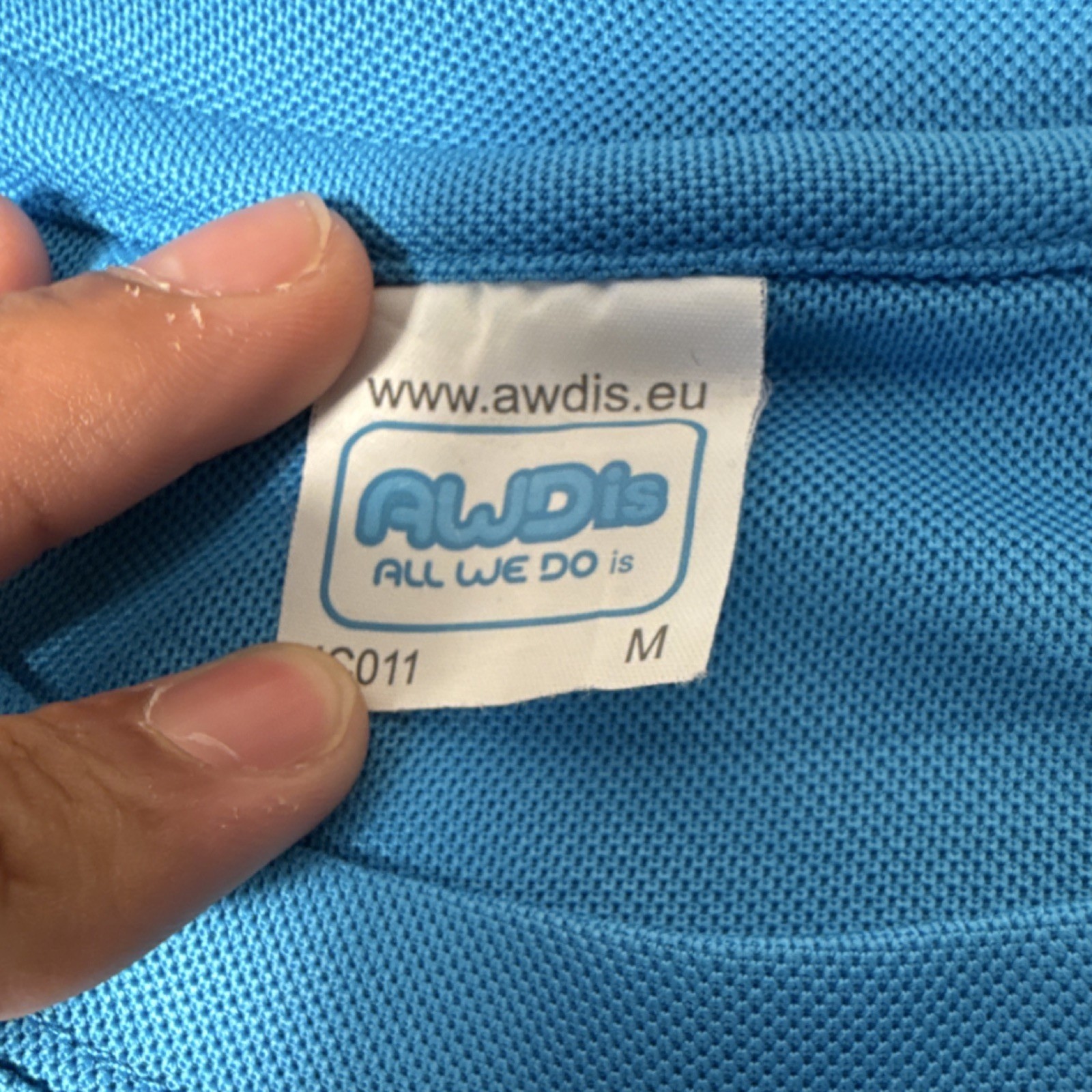 AWDis Edinburgh Scotland Graphic Blue Jersey T-Shirt Men's Size M gallery