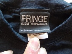 2012 Warner Brothers Fringe Division Television Shirt Men’s Medium