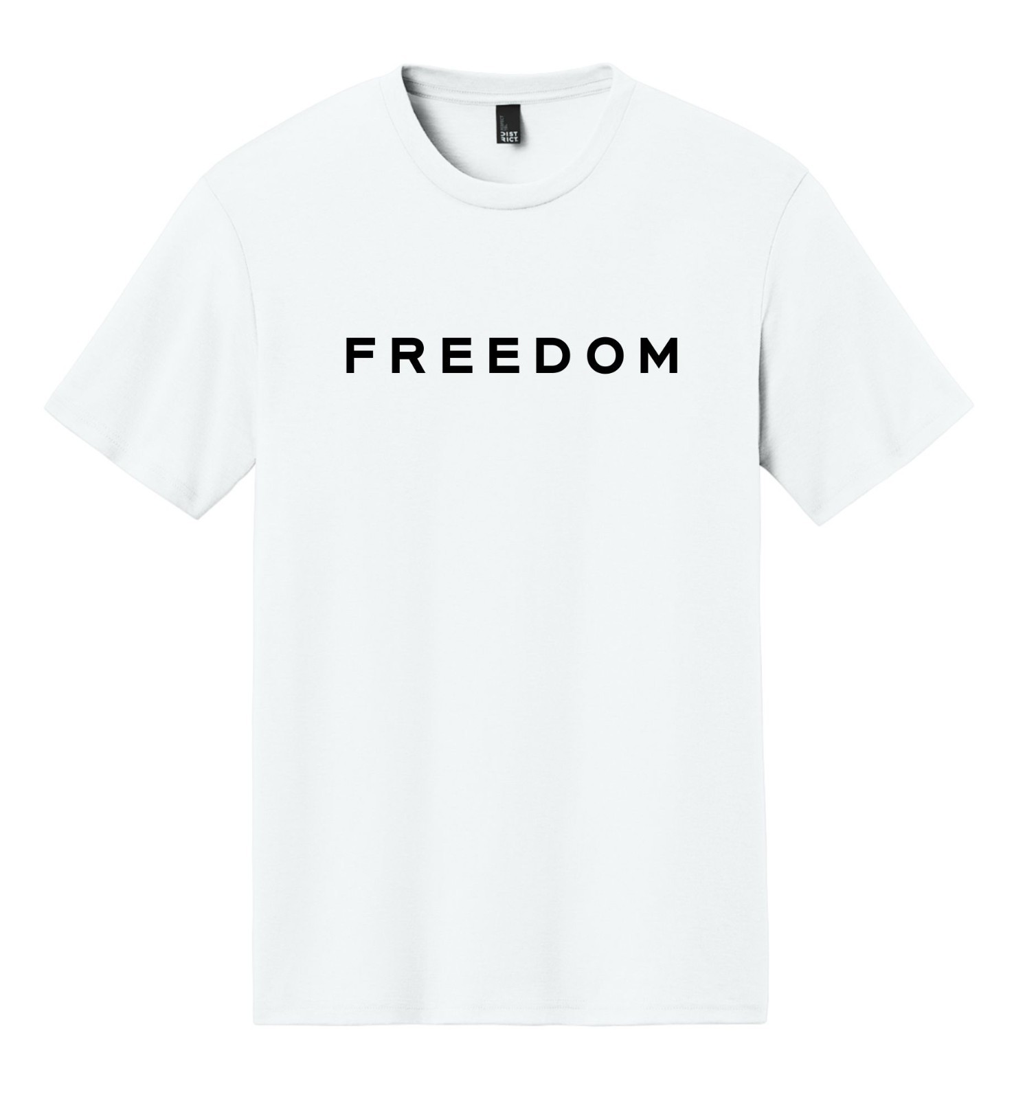 2X-LARGE Freedom White Tri-Blend T- Shirt Charlie Kirk Unisex