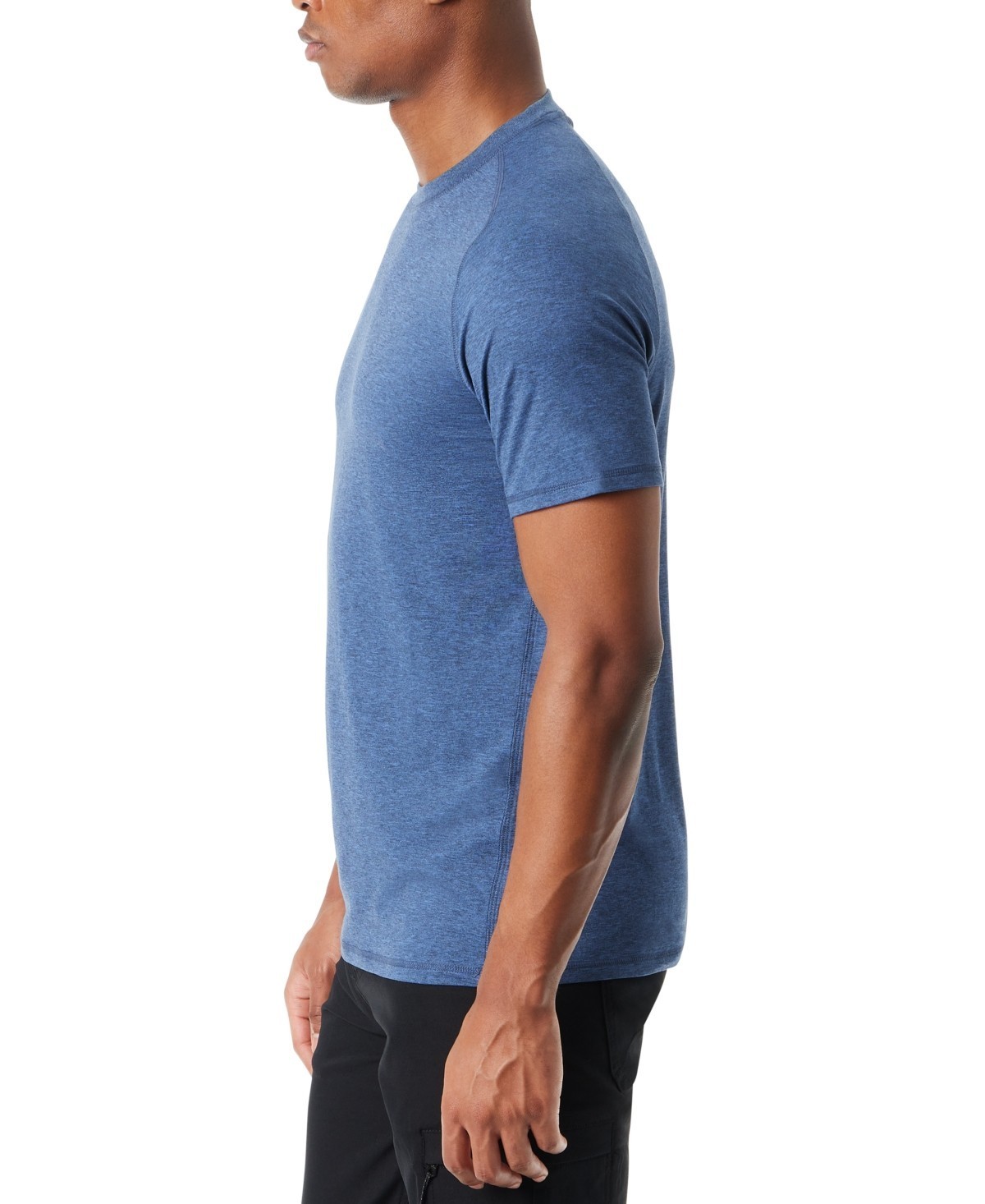 Bass Outdoor Quick-Dry T-Shirt Mens 2XL Blue Stretch Performance Pullover UPS445 gallery