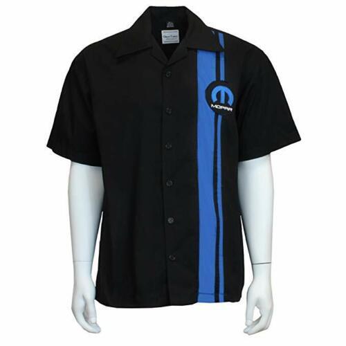Mopar Logo Automotive Pit Mechanic Button Down Work Crew Shirt Official Licensed