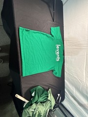 Levents The Brand With 2 Laughing E Logo Green Graphic T-Shirt