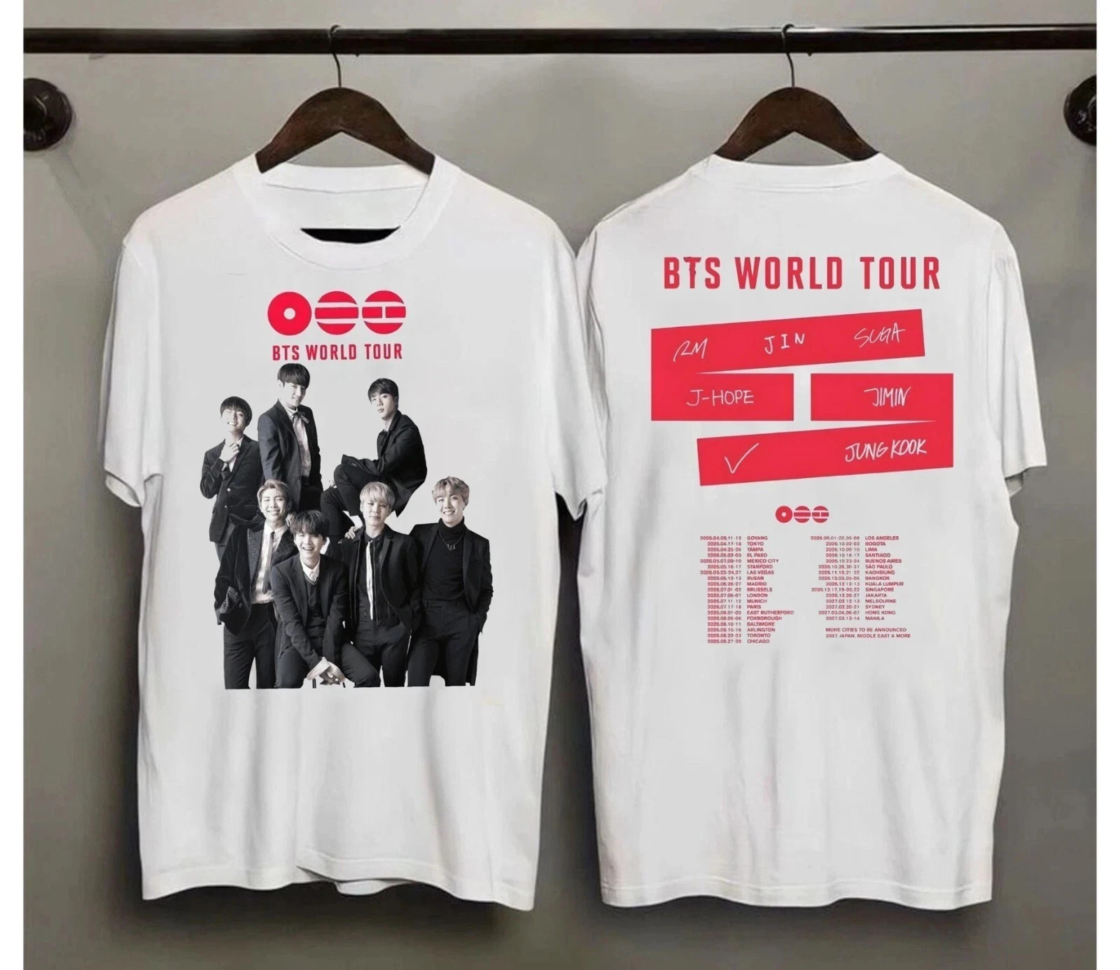 BTS World Tour T-Shirt, Bangtan Comeback 2026 T-Shirt gallery
