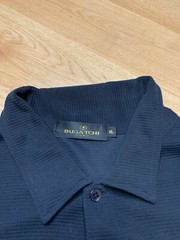 BUGATCHI UOMO MEN’S BLACK Short Sleeve T-SHIRT SIZE XL