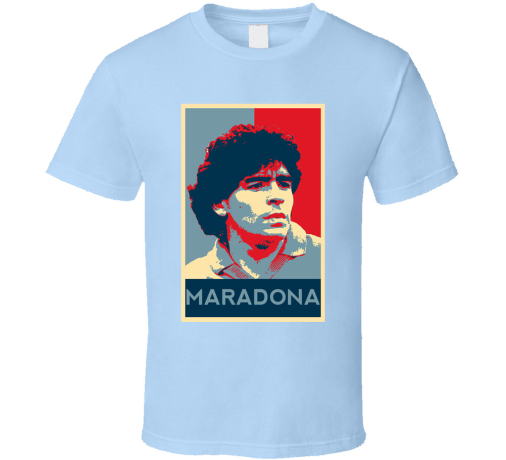 Diego Maradona Argentina Soccer Futbol Player Top 100 All Time Sports Fan T Shir