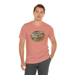 Vintage Peaches Record & Tapes Store Logo Unisex Jersey Short Sleeve T-Shirt