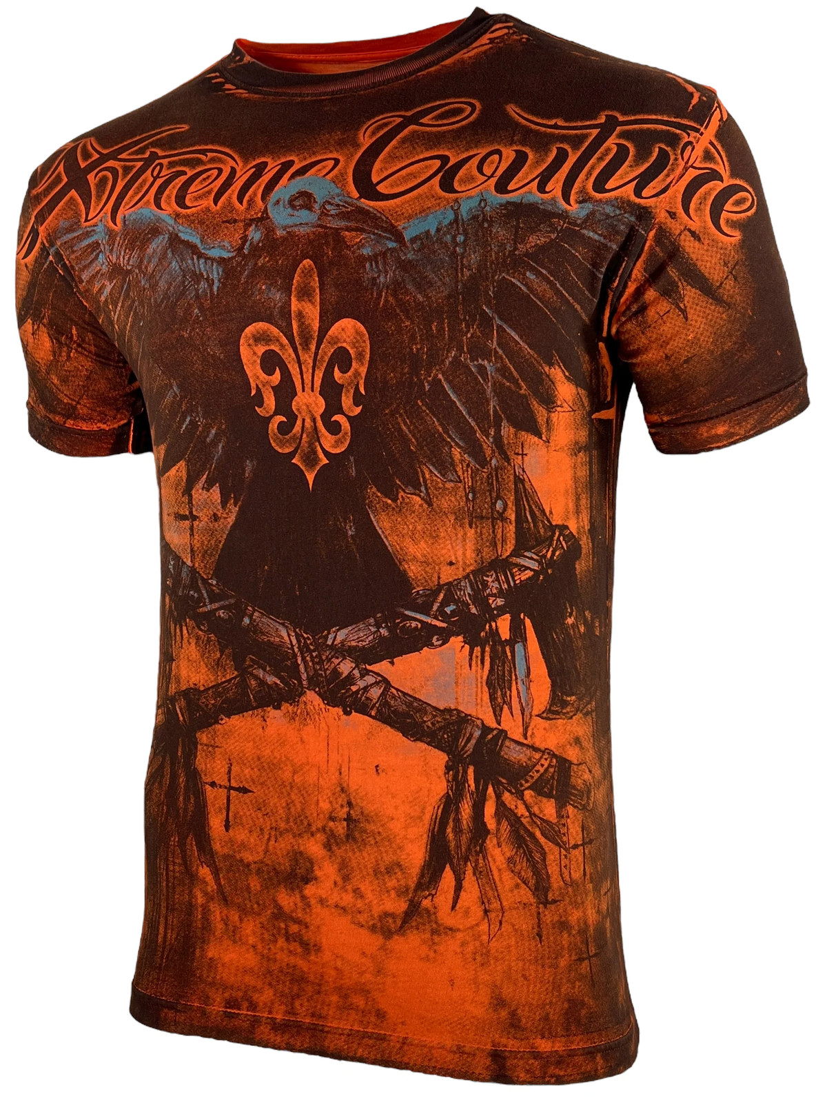 Xtreme Couture By Affliction Men's T-shirt Darkside Biker Red Tattoo S-5XL gallery