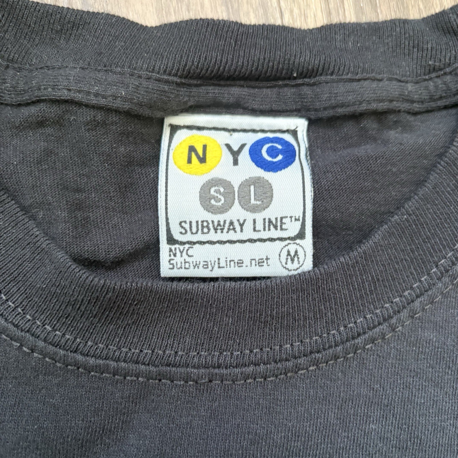 NYC Subway Line A Train Manhattan to Brooklyn T-Shirt gallery