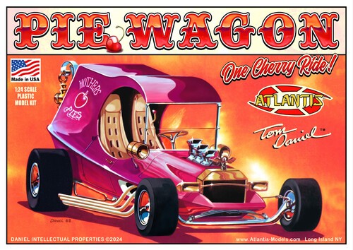 Tom Daniel Pie Wagon Show Rod 1/24 Scale Model Kit [New Toy]