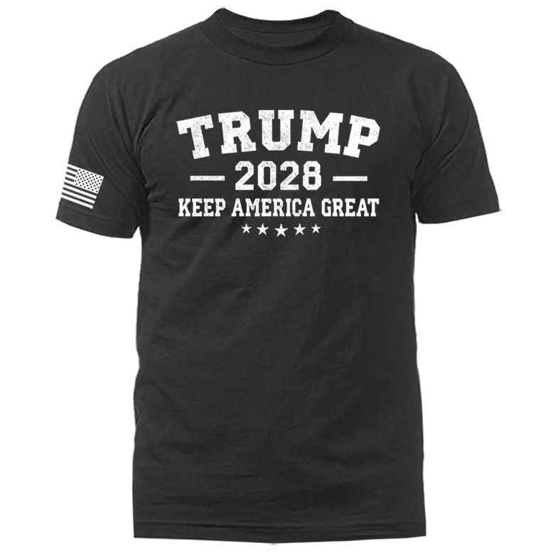 Donald Trump 2028 Keep America Great Again Political T-shirt gallery
