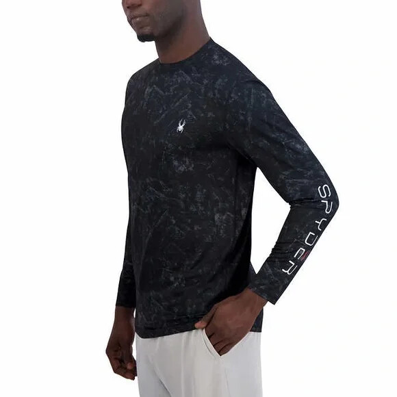 Spyder Men’s Long Sleeve T-Shirt UPF30+ Rash Guard