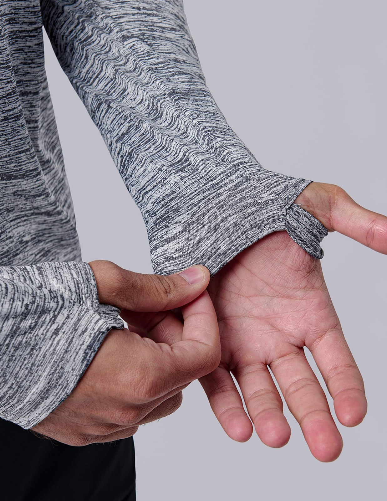 3-Pack Men’s Quarter-Zip Pullover – Lightweight Long Sleeve Athletic Jackets,... gallery