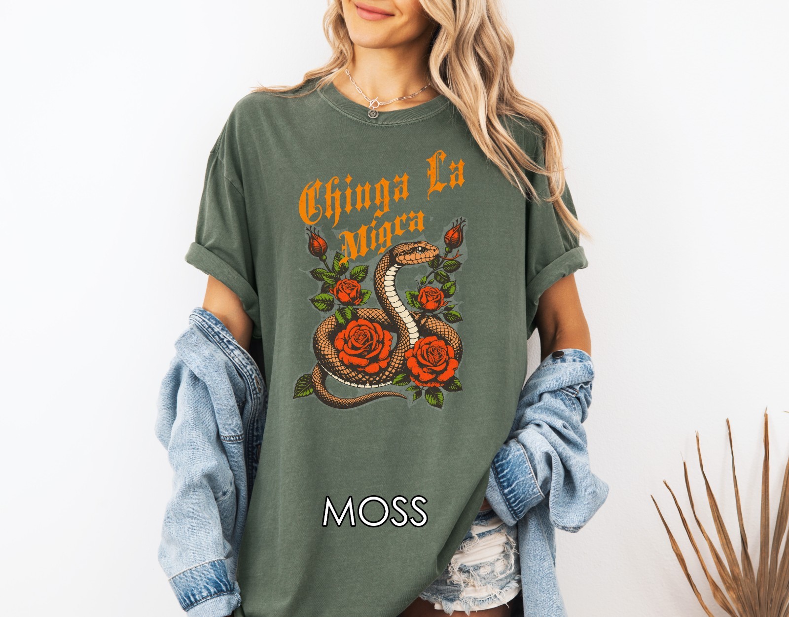 Comfort Colors Chinga La Migra Snake Shirt Anti-Ice Shirt Latino Rights Protest gallery