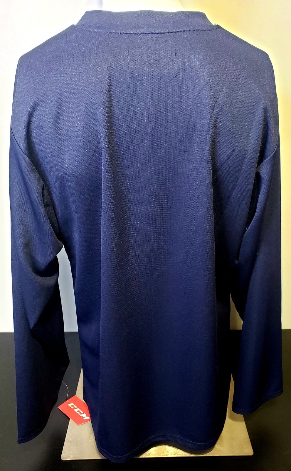 CCM Hockey Mens Shirt Size Small Blue Long Sleeve Pullover gallery