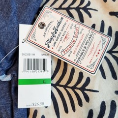 Flag & Anthem Men’s Bison Arrow Striped Shirt – New With Tags – Large