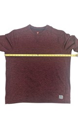 Rugged Elements Heather Burgundy Performance Shirt Men’s Large Outdoor Workout