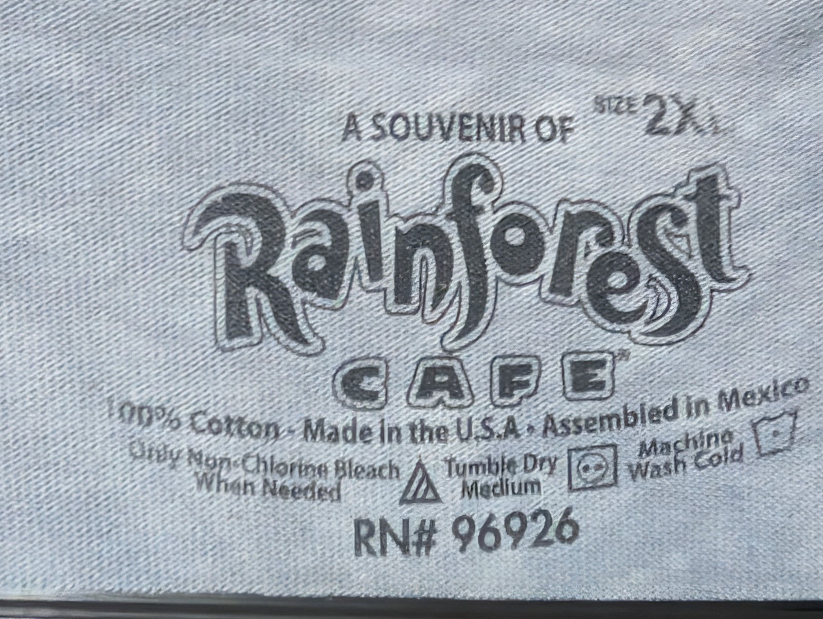Rainforest Cafe By The Mountain Men's T-shirt Gray Face Of A White Tiger #6120 gallery
