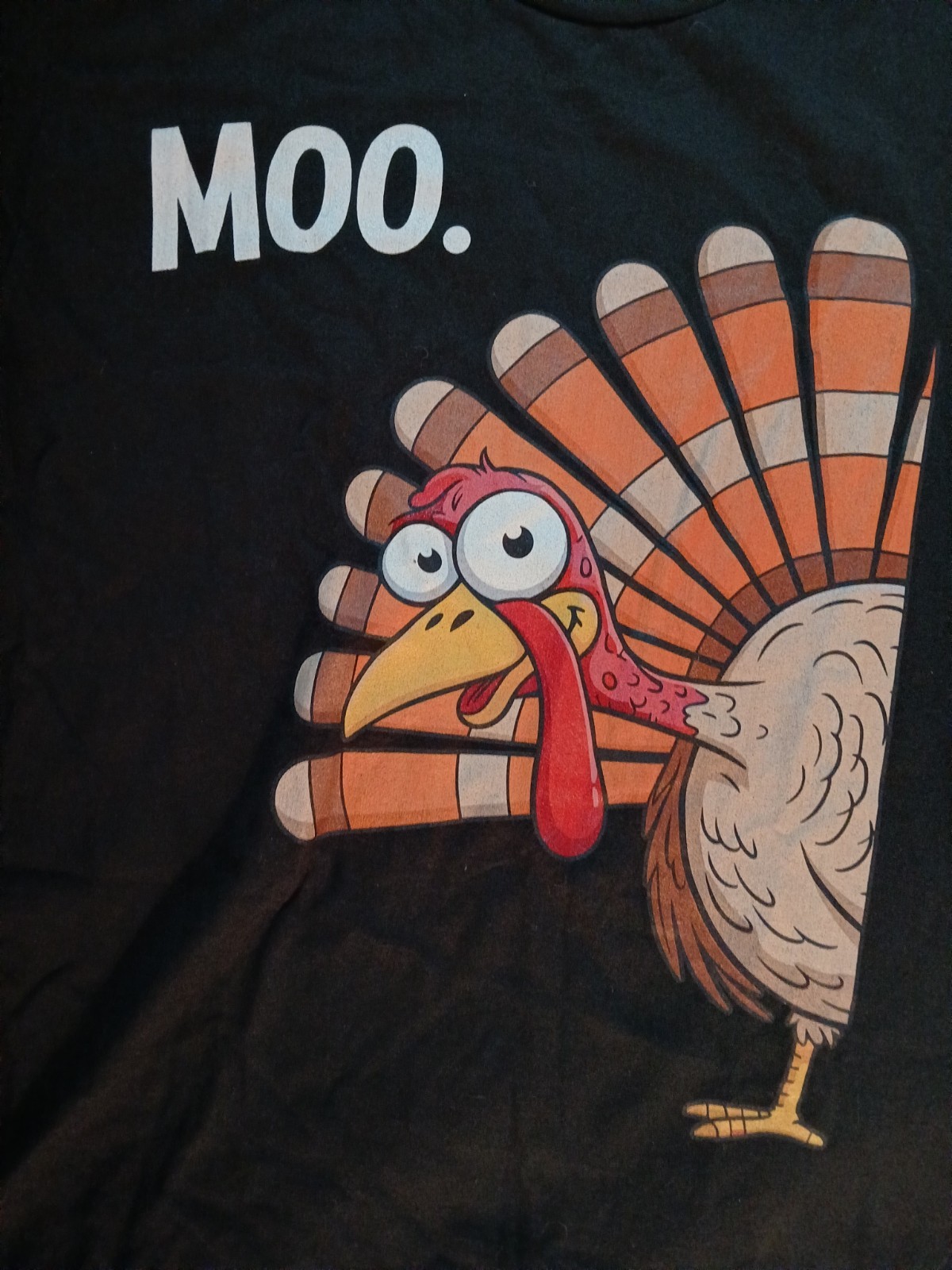 Turkey Moo Funny Thanksgiving Funny Design Unisex T-Shirt gallery
