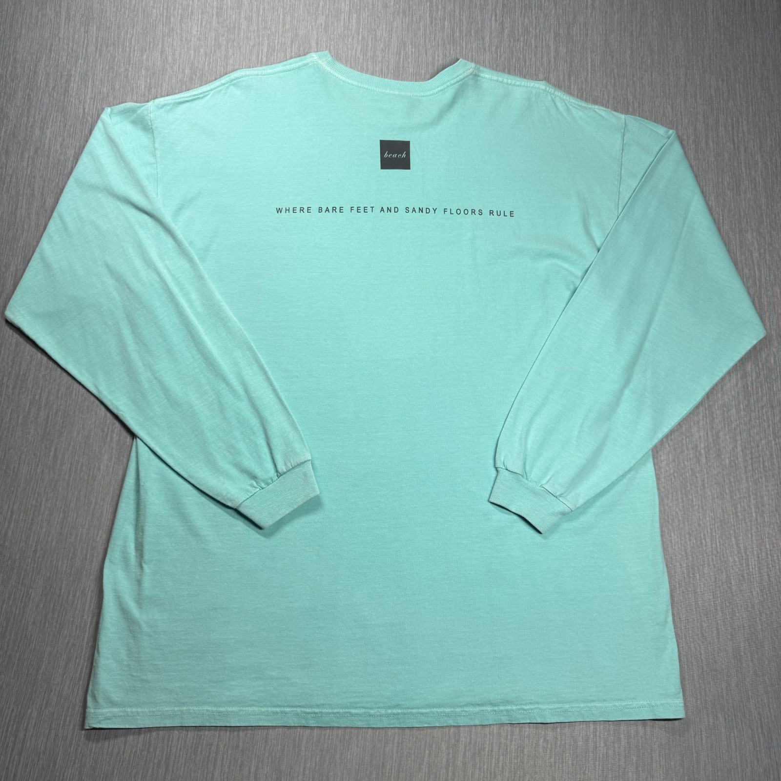 The Seaside Style T-Shirt Size XL Teal Blue Comfort Colors Long Sleeve gallery