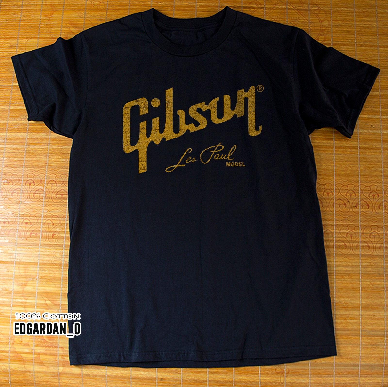 Gibson Les Paul Model Logo Black Unisex T-shirt S-5XL Free Shipping gallery