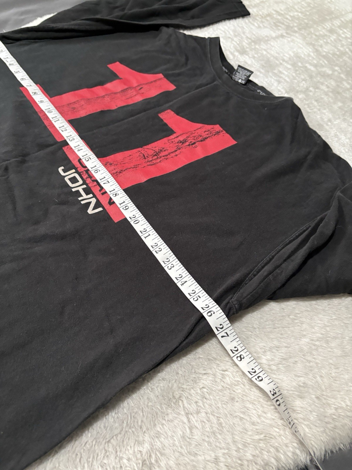 Sean John Y2K Graphic Black Faded Long Sleeve Shirt Size XXL gallery