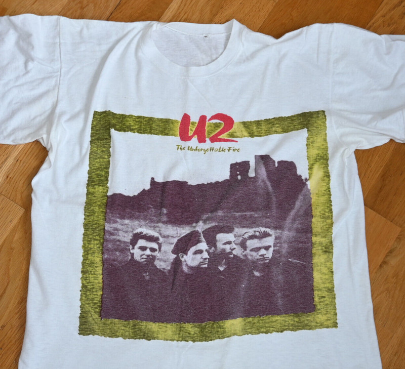 U2 Band The Unforgettable Fire Cotton Shirt Unisex Concert S to 5XL