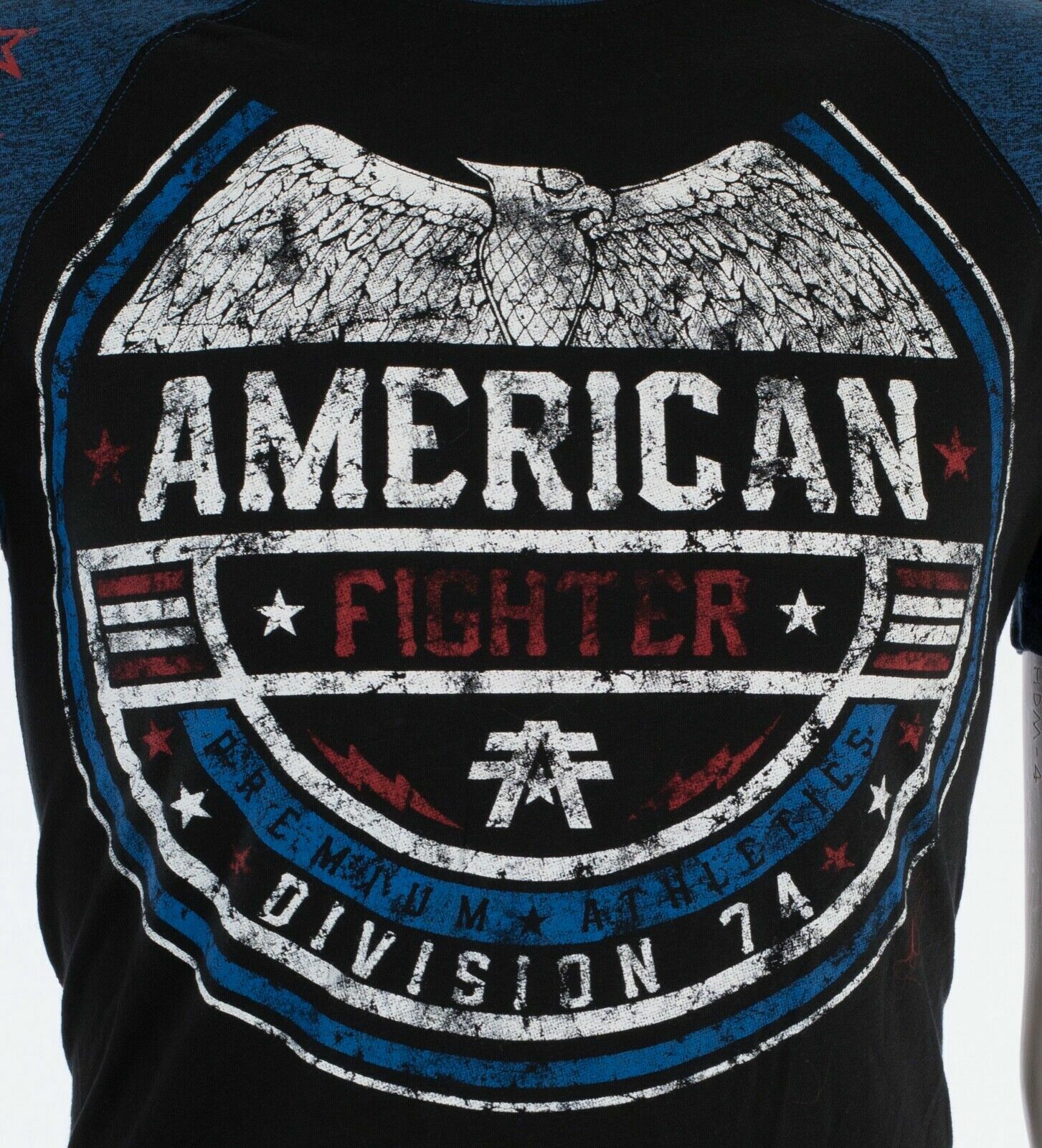 AMERICAN FIGHTER Sherman Eagle Black Athletic Mens Crewneck T-shirt M-3XL NWT gallery