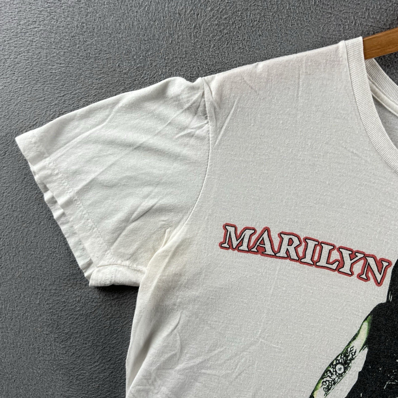 Marilyn Manson Antichrist Superstar Shirt Mens Large White Bravado Vintage Rap T gallery