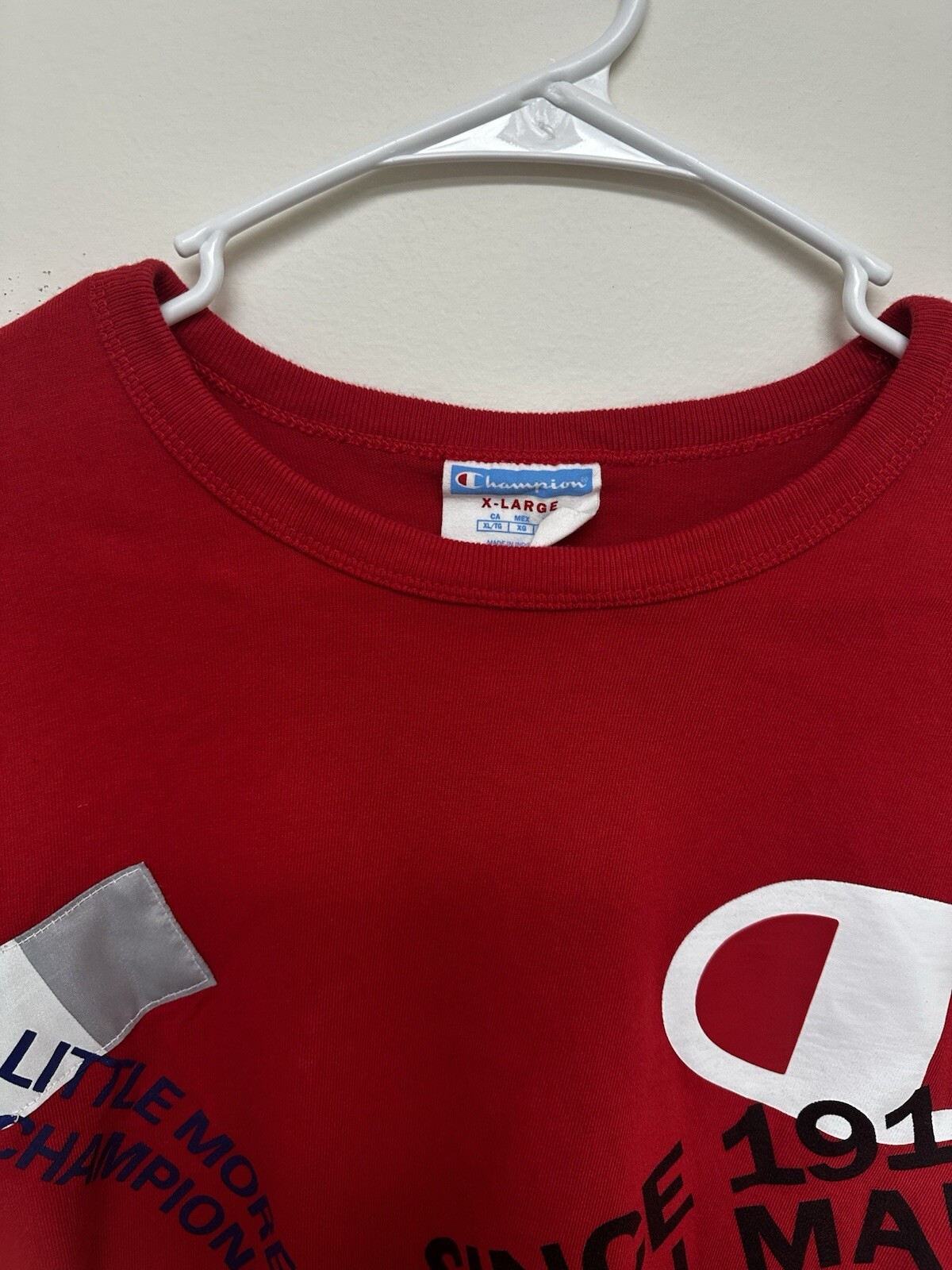 Vintage 90s Champion Ref Long Sleeve T-shirt Spellout Logo XL gallery