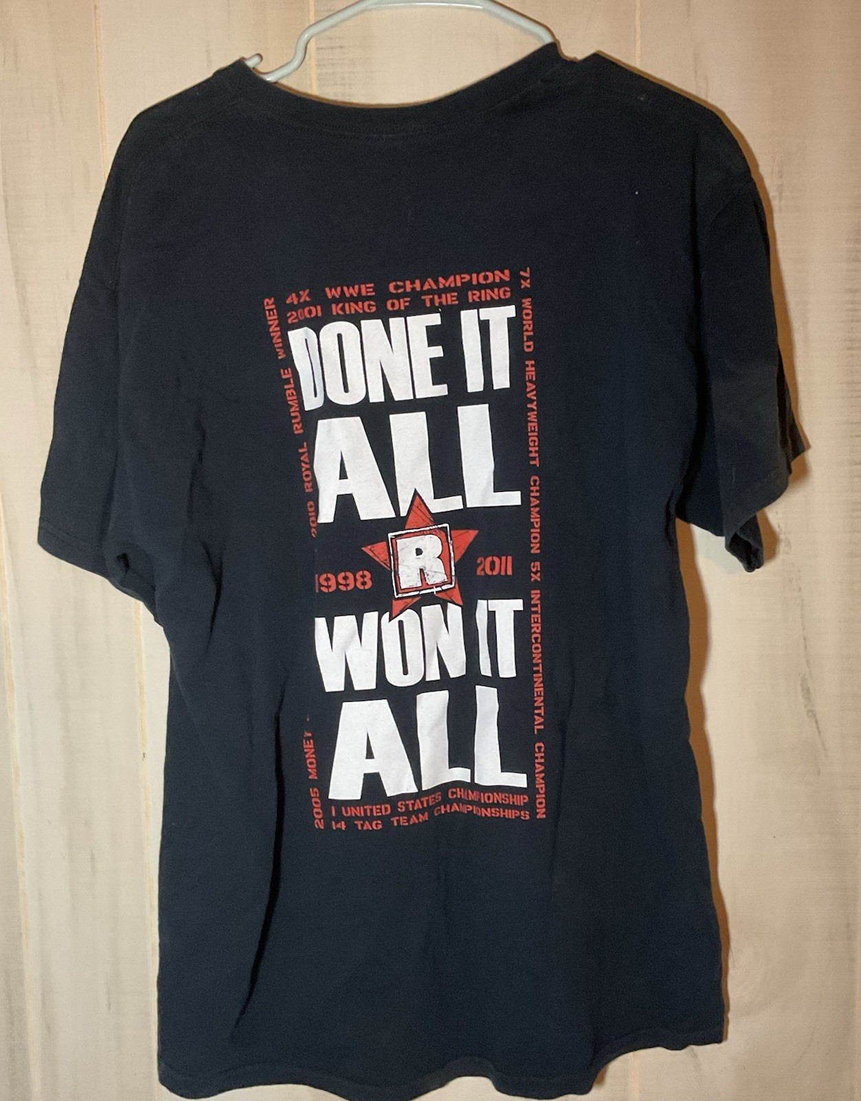 WWE Edge Farewell Tour Retirement Adam Copeland AEW Cope graphic T Large 2011 gallery