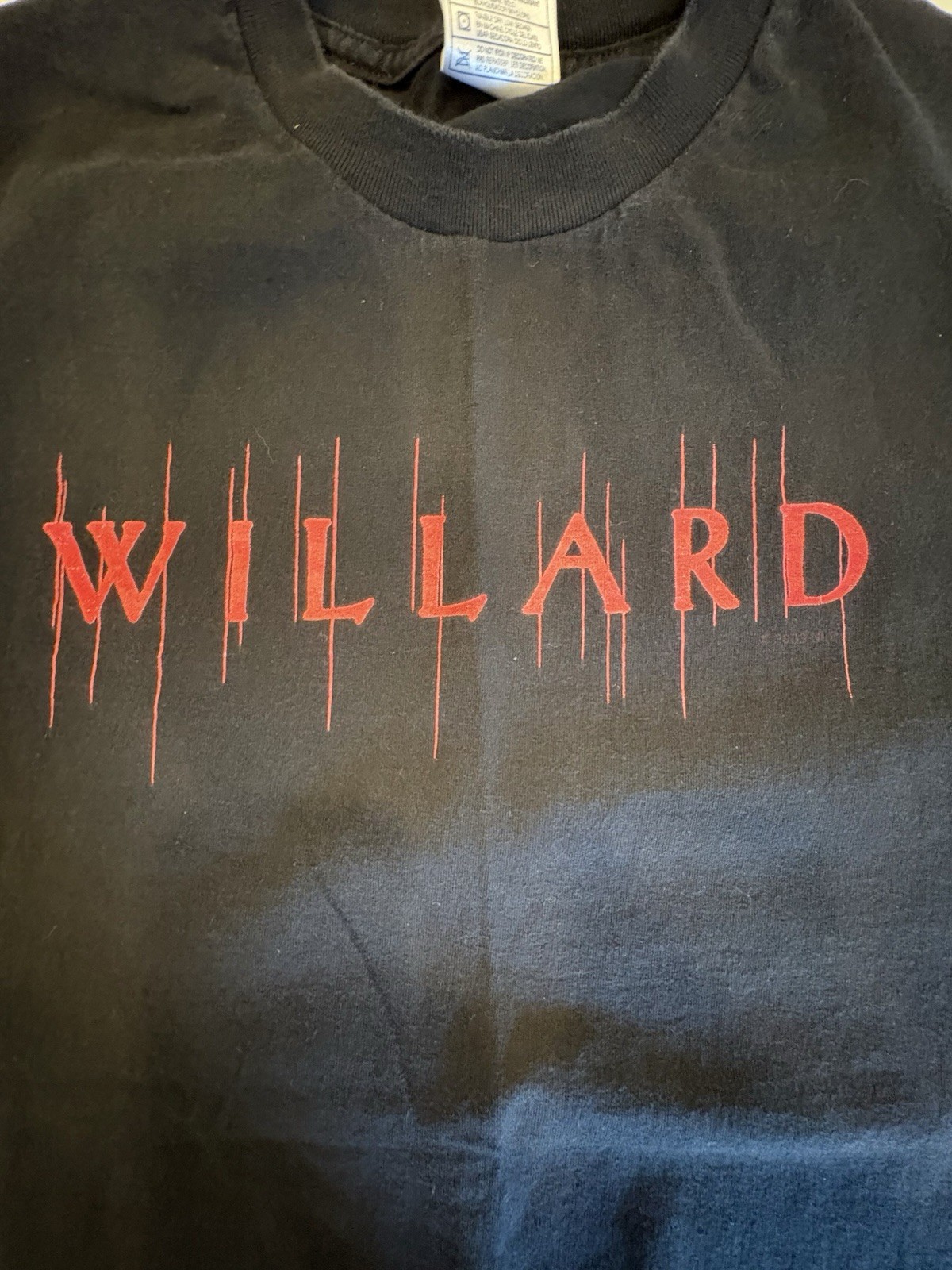 VTG 2003 “WILLARD” Movie Promo T-Shirt Mens XL Crispin Glover Horror Rat Cult gallery