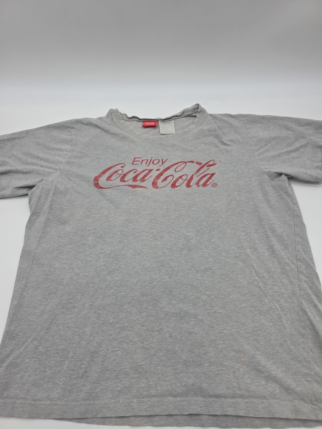Coca-Cola T-Shirt Men Large Gray Graphic Tee.#46262 gallery