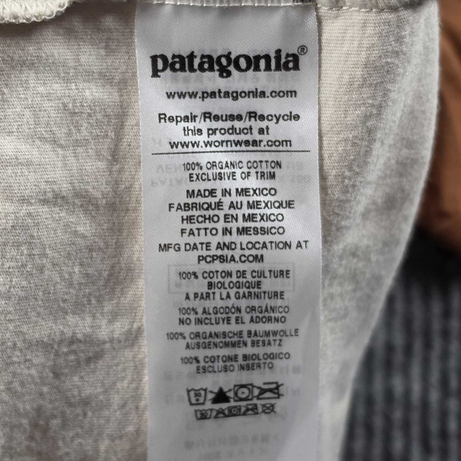 Patagonia Mens XXL Colorblock T-Shirt Organic Cotton Short Sleeve Tee Gorpcore gallery