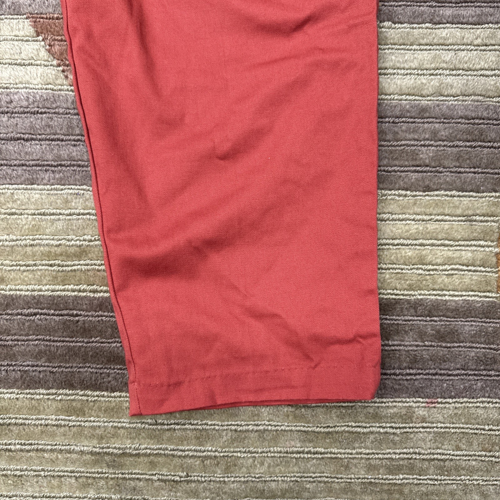 Picket And Post Orange Casual High Rise Elastic Waist Pants Women's Size 16 gallery