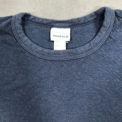 Vintage Duofold Wool Blend Thermal Dual Layer Long Sleeve Shirt Mens L Blue USA