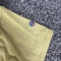 Patagonia Men’s Fitz Roy Icon Responsibili Tee Shirt Milled Yellow, Size XL