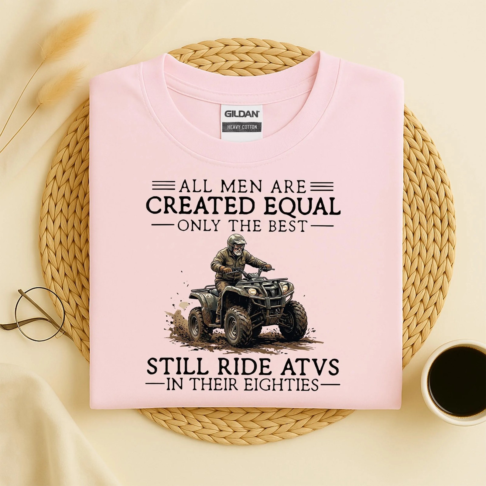 Funny ATV Grandpa Shirt, Rustic off Road Adventure Gift T-Shirt gallery