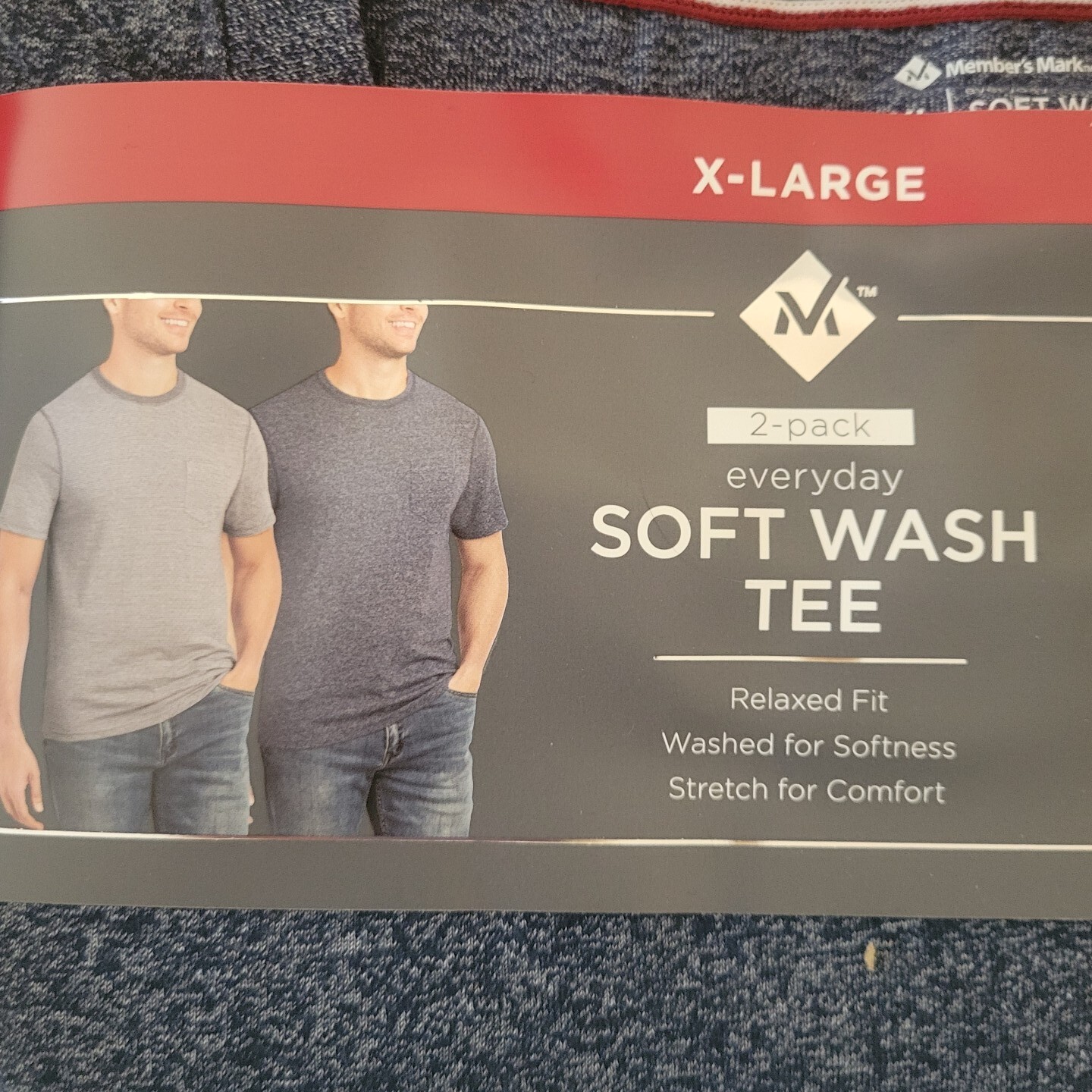 Member's Mark Men's Everyday Soft Wash Pocket Tshirt Tee Sz XL NWT gallery