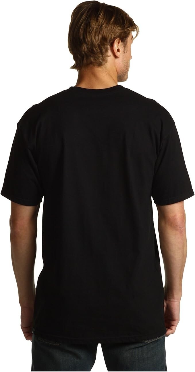Vans Off The Wall VN0A7Y9PY28 T-Shirt Men's Medium Black Cotton Crew Neck APP231 gallery